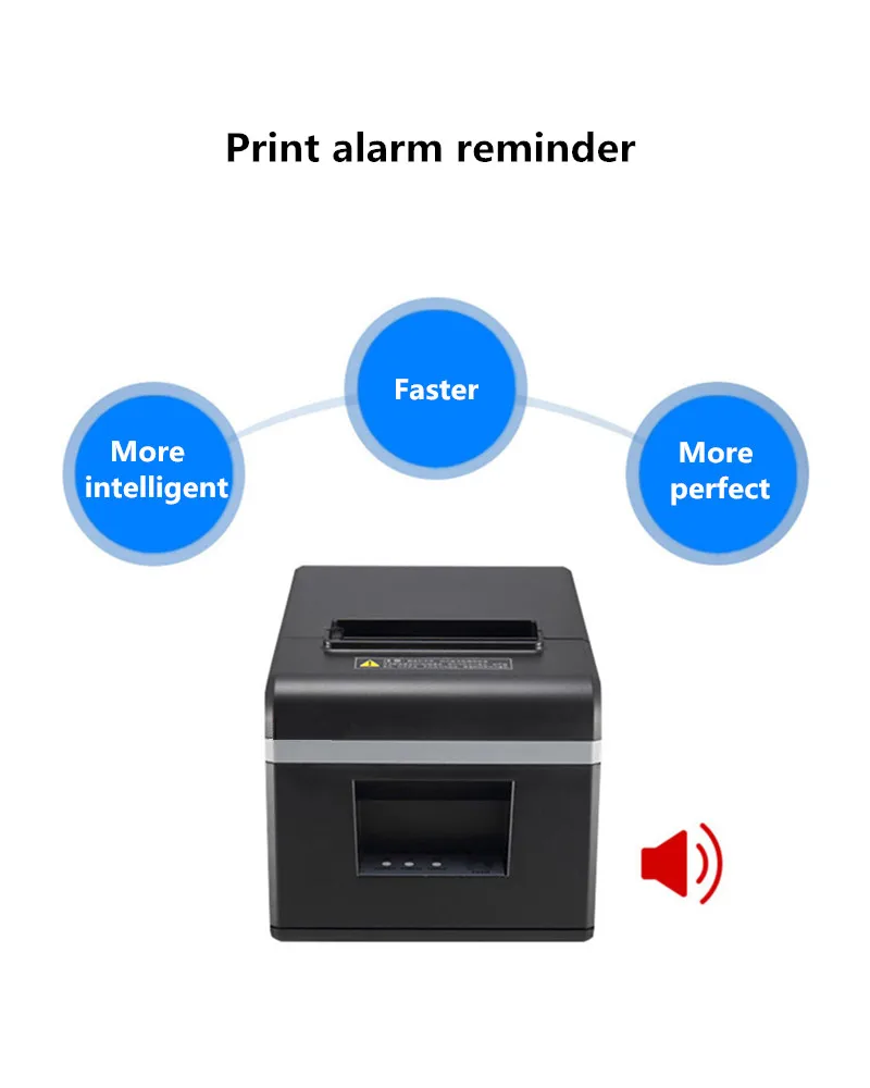 N160II Store Retail Cash Register Small Ticket Takeaway Order USB Bluetooth 80mm Thermal Receipt Printer Automatic Paper Cutting