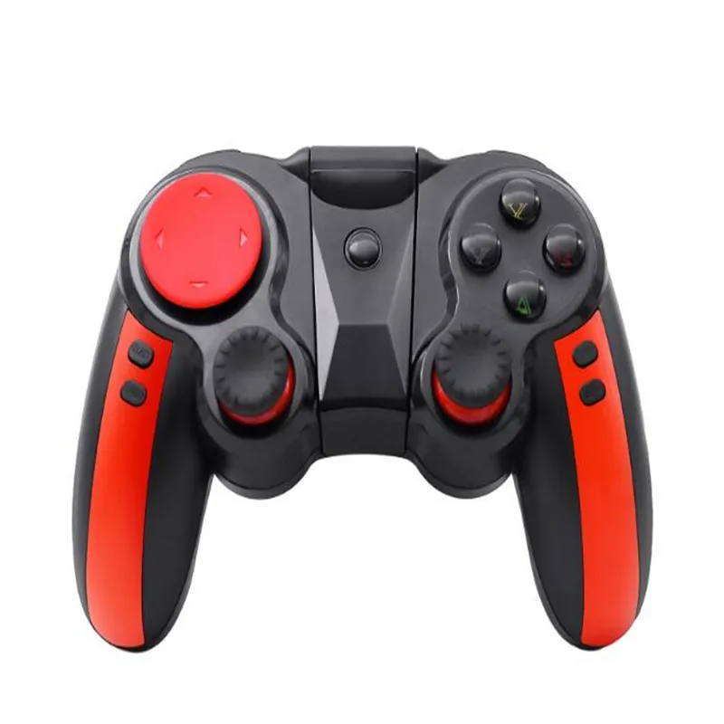 red M8 беспроводной Bluetooth игровой контроллер портативный джойстик вибрационная ручка геймпад для IPhone IOS PC PS3 - Цвет: red