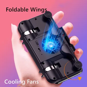 

Game Controller Q01 Mobile Phone Case Magic Pocket Game Controller Peace Elite Key Holder Handle 3 in 1 for PUBG