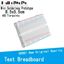 Mini platine de Test universelle PCB sans soudure, 400 Points d'attache, à monter soi même, pour Circuit de Test de Bus