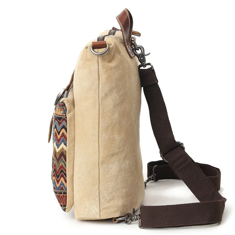 Ethnic Style Travel Backpack Waterproof Lattice School Bags For Teenage Girls Bagpack School Back