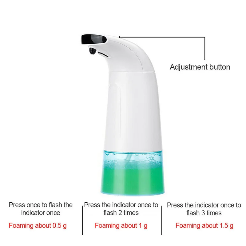 

Battery Operated Foaming Automatic Soap Dispenser 8.5oz/250ml Hands Free Sensor Soap Dispenser LB88