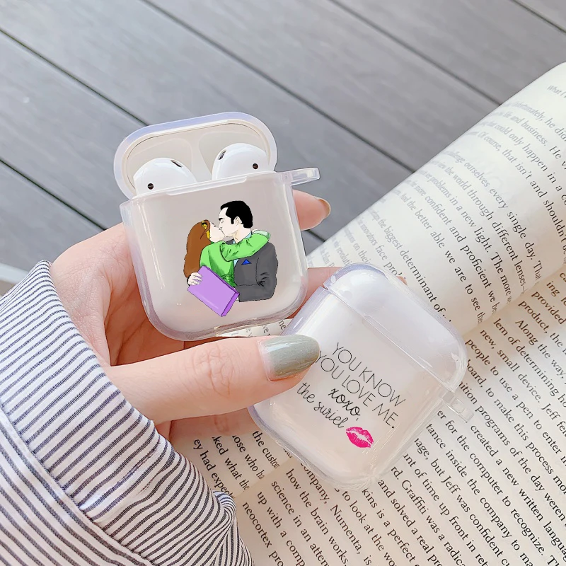 Чехол для Apple airpods 1 2 силиконовый с изображением Сплетницы | Мобильные телефоны и