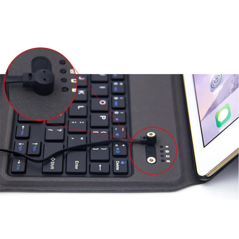 Ультратонкий чехол-подставка с Bluetooth клавиатурой для Air1 и Air2 и Pro9.7 и Ipad и Ipad