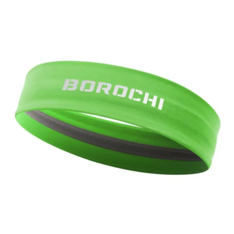 Sport Sweatband Headband Quick-drying Sweat Straps Men Women Head Band Running YogaTennis Headscarf Anti-slip Elastic HairBand - Цвет: Цвет: желтый