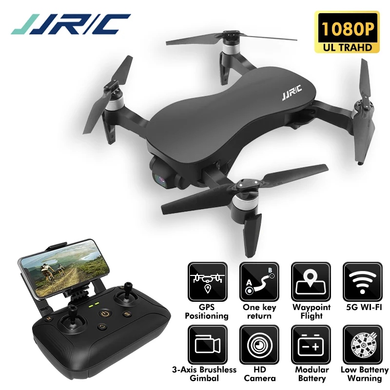  New JJRC X12 GPS Drone with 5G WiFi 1080P HD Camera GPS Dual Mode Positioning FPV Brushless Motor F
