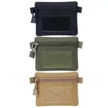 

Hot Sale Coin Purses Wear-resistant Multi-function Outdoor Hiking Molle Pouch Wallet Waterproof Portable Travel Zipper Waist Bag