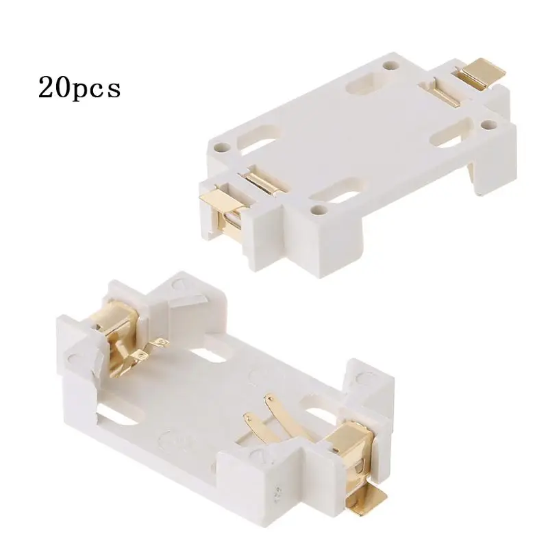 

20pcs White Housing CR2032 SMD Cell Button Battery Holder Socket Case