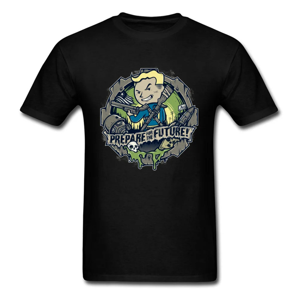 Футболка Fallout Ready For The Future Game черная модная футболка для ролевых игр Новый