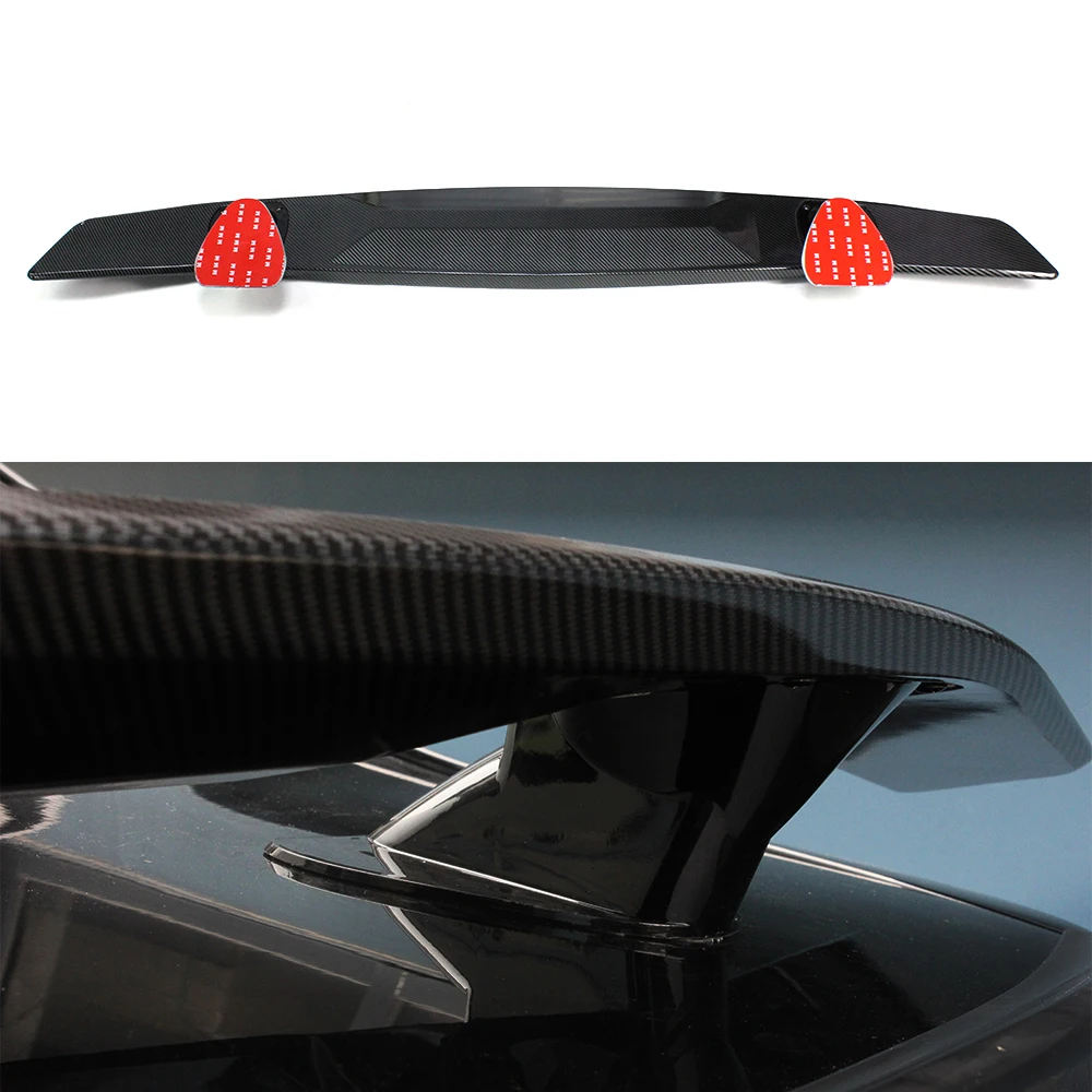 General Purpose Car Styling Abs Material And Surface Carbon Fiber Rear  Spoiler For Jaguar Xe Xf Universal Car Spoiler - Spoilers & Wings -  AliExpress