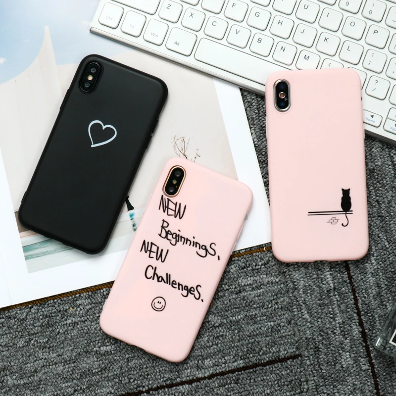 

Soft TPU Matte Case For Huawei P20 P30 Lite Pro Cases For Huawei Mate 10 20 Honor 10 Lite Pro Y7 Y9 P Smart 2018 2019 8A Coque