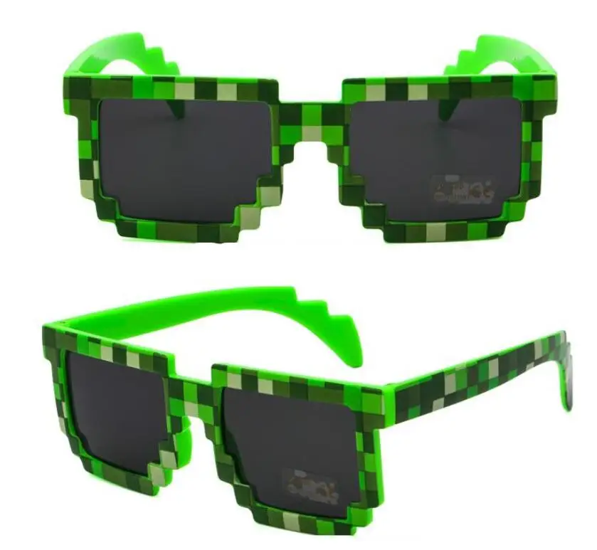green 5 цветов! Модные солнцезащитные очки для детей cos play toys - Цвет: green