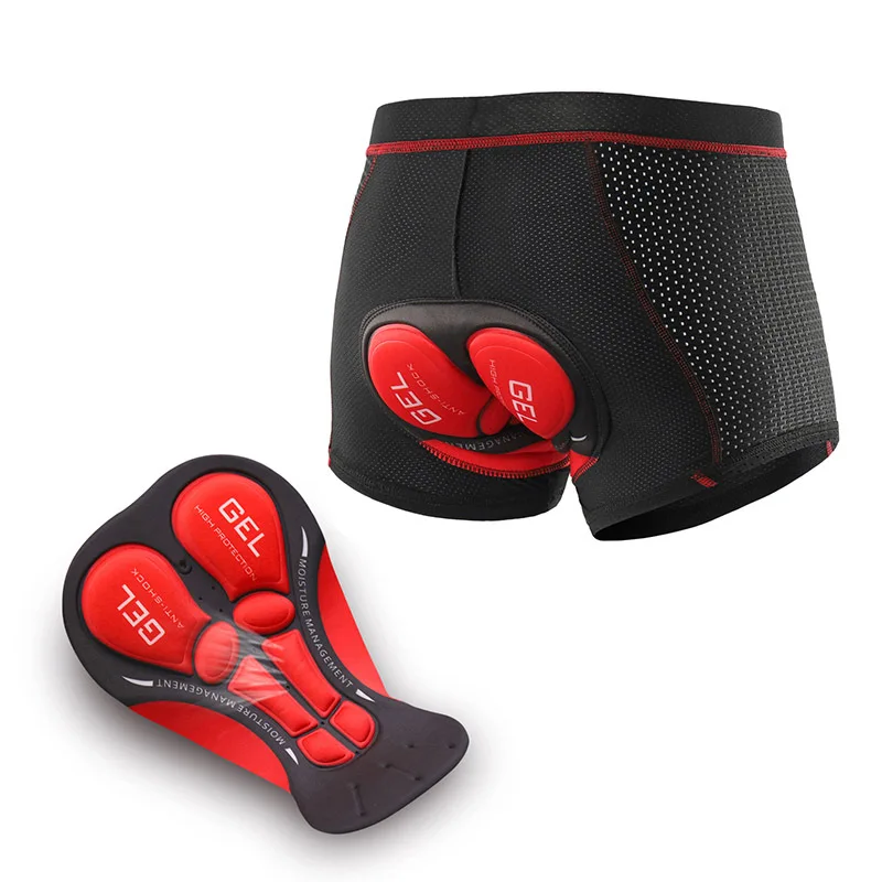 Thick Silicone Cushion Pants MTB Shorts 