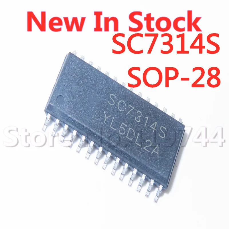 

5PCS/LOT SC7314S SC7314 SOP-28 driver chip stereo audio processor In Stock NEW original IC