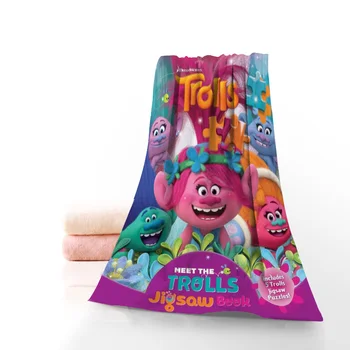 

New Arrival Trolls Towels Multiple Color Microfiber Beach Bath Towel Sports Face Towel Customizable Printing Bath Towels