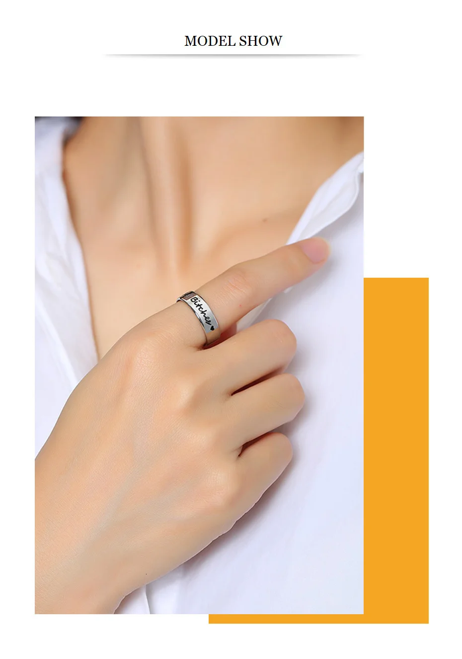 Vnox 6 мм BFF кольца для женщин лучшие друзья сестры сердце кольцо нержавеющая сталь Союз дружбы ювелирные изделия