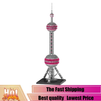 

Architecture City set Landmarks The Oriental Pearl Tower small particle building blocks For Children Gifts Educational toys