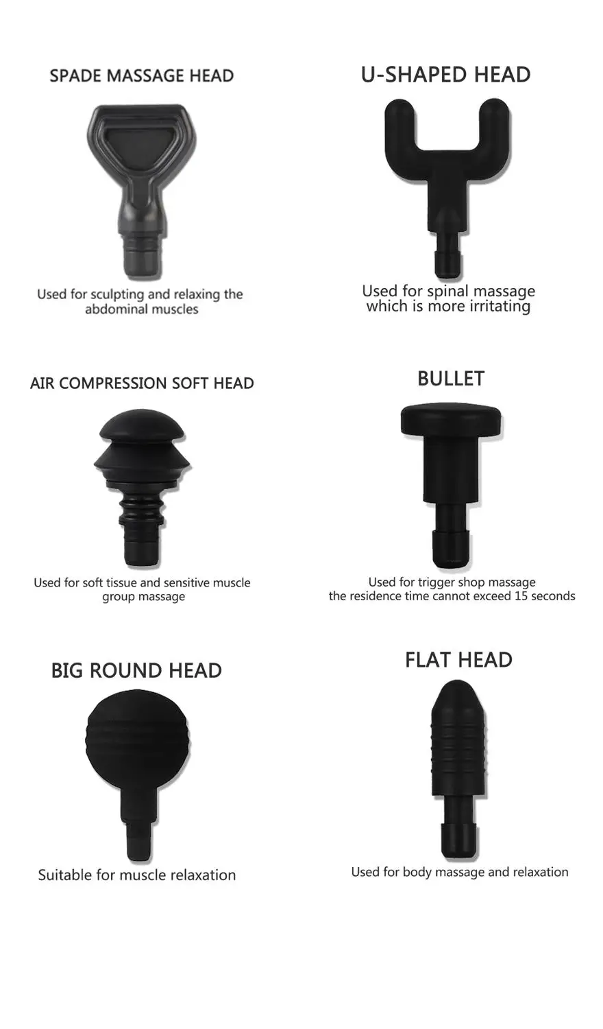 Высокочастотный массажный пистолет с ЖК экраном 30 скоростей Электрический