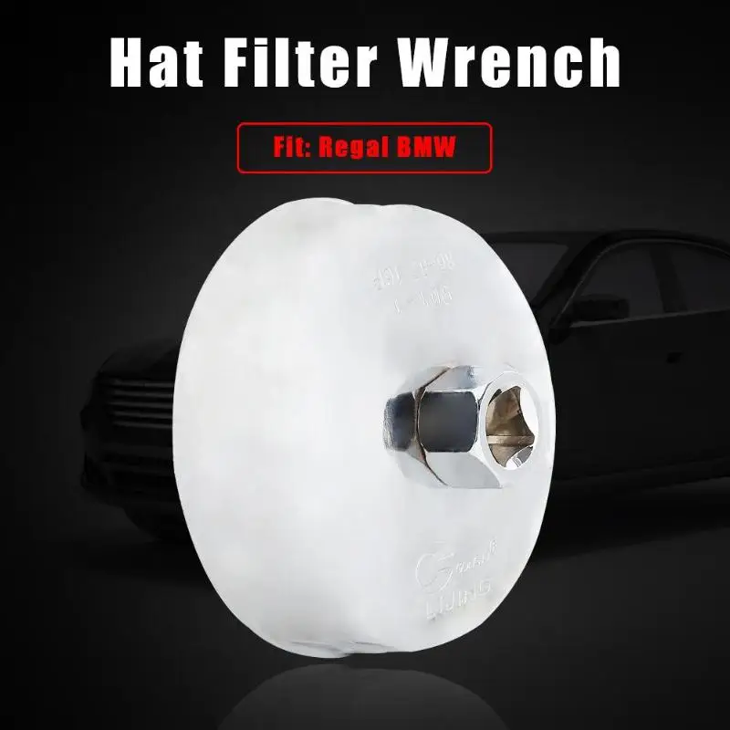1/2 Square Drive 87mm 16 Flutes Cap Oil Filter Wrench Socket Remover Tool