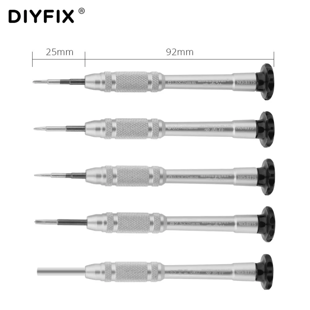 DIYFIX 5 в 1 Набор отверток для iPhone X для iPhone 8 7 6S 6 открытие ремонтных инструментов Комплект для разборки