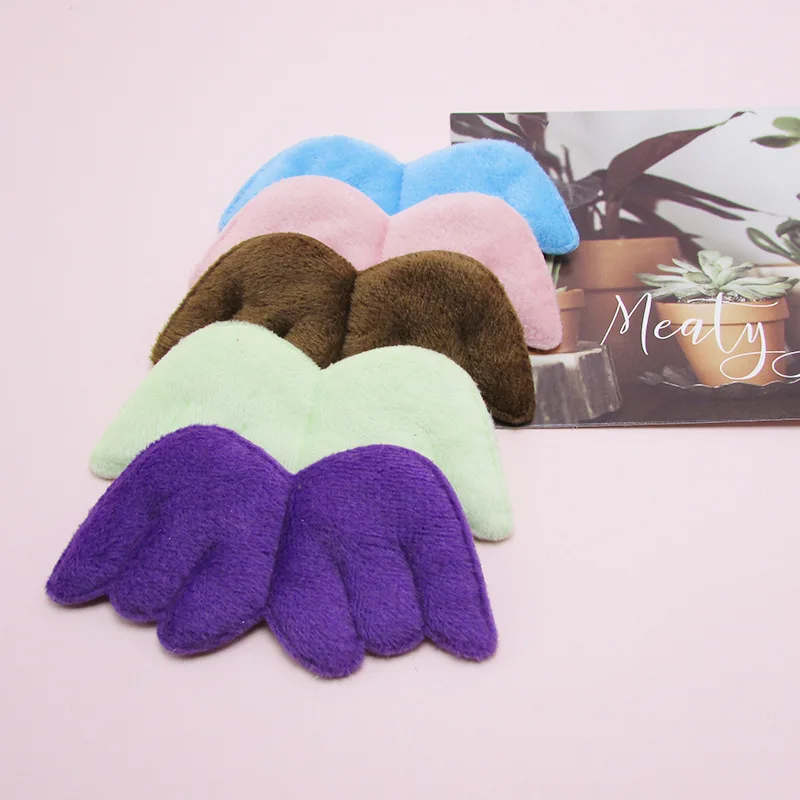 8,5*4 cm 36 teile/los pelzigen filz Engel flügel appliques für haustier artikel und DIY Kinder Haar Zubehör und socke hut zubehör – Detail 17