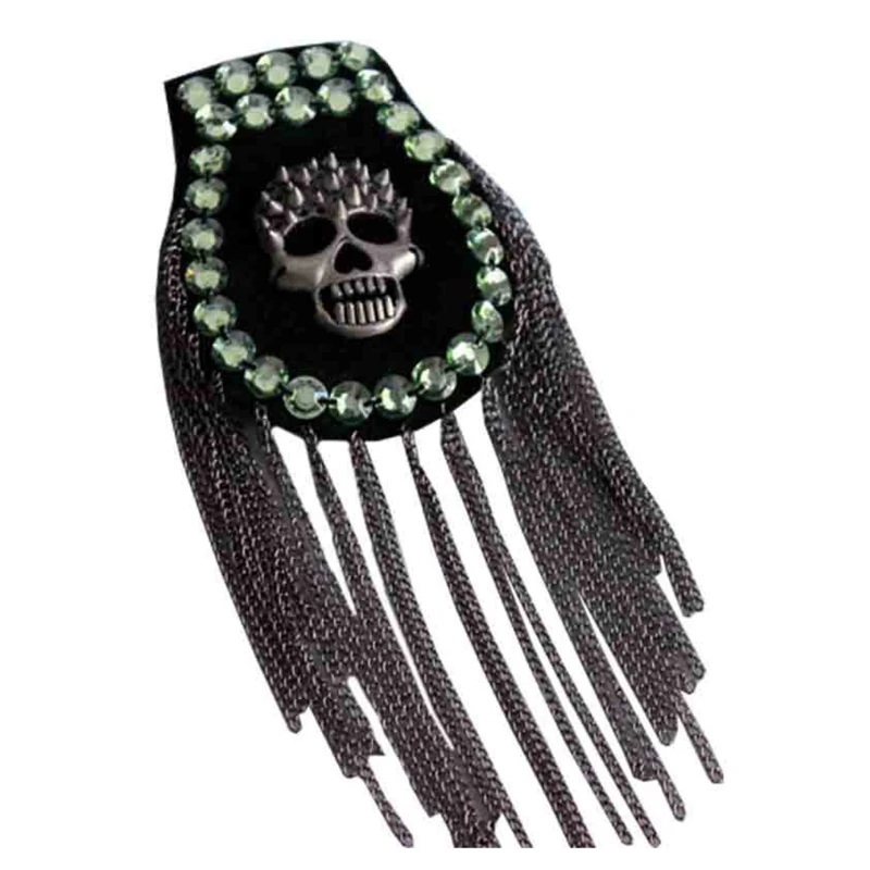 Рисунок 4 - Черная цепочка Стразы эполет бахрома