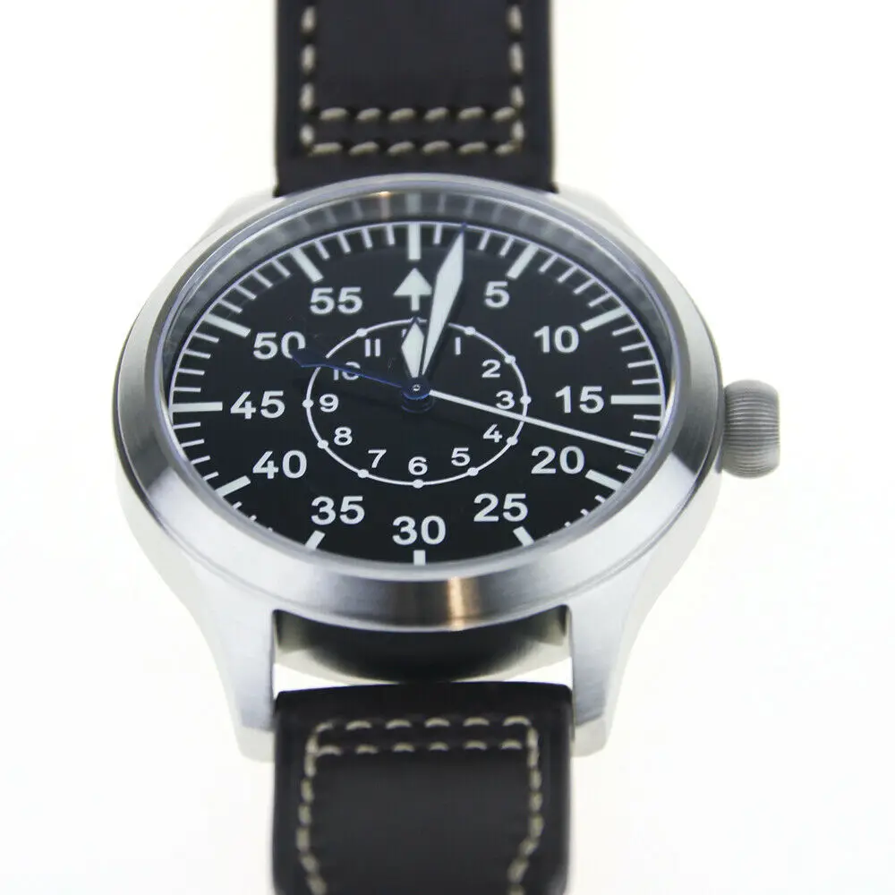 Мужские часы FOD high beat pilot diver 300 м с эмалевым циферблатом и циферблатом b-uhr typeB