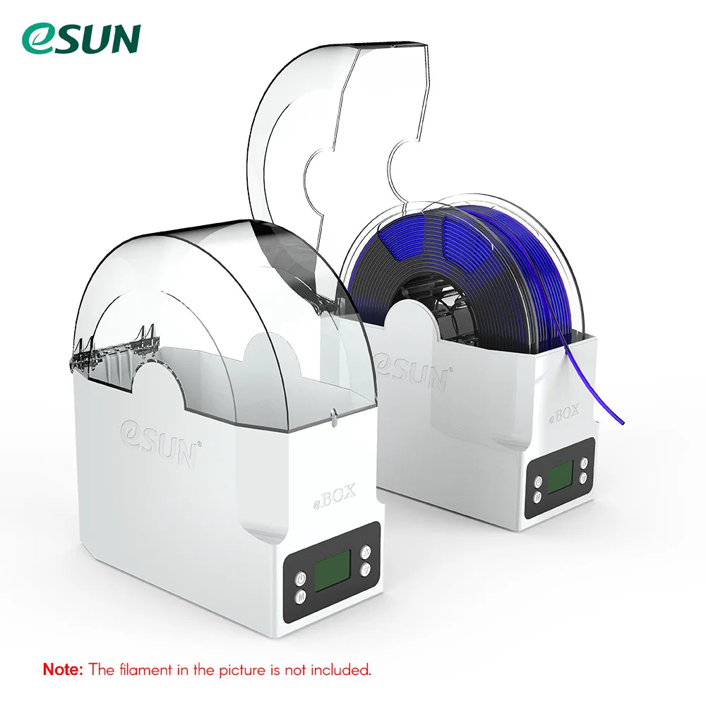ESUN eBOX 3D печатная коробка для хранения филаментов хранение филамента сухое Измерение веса нити