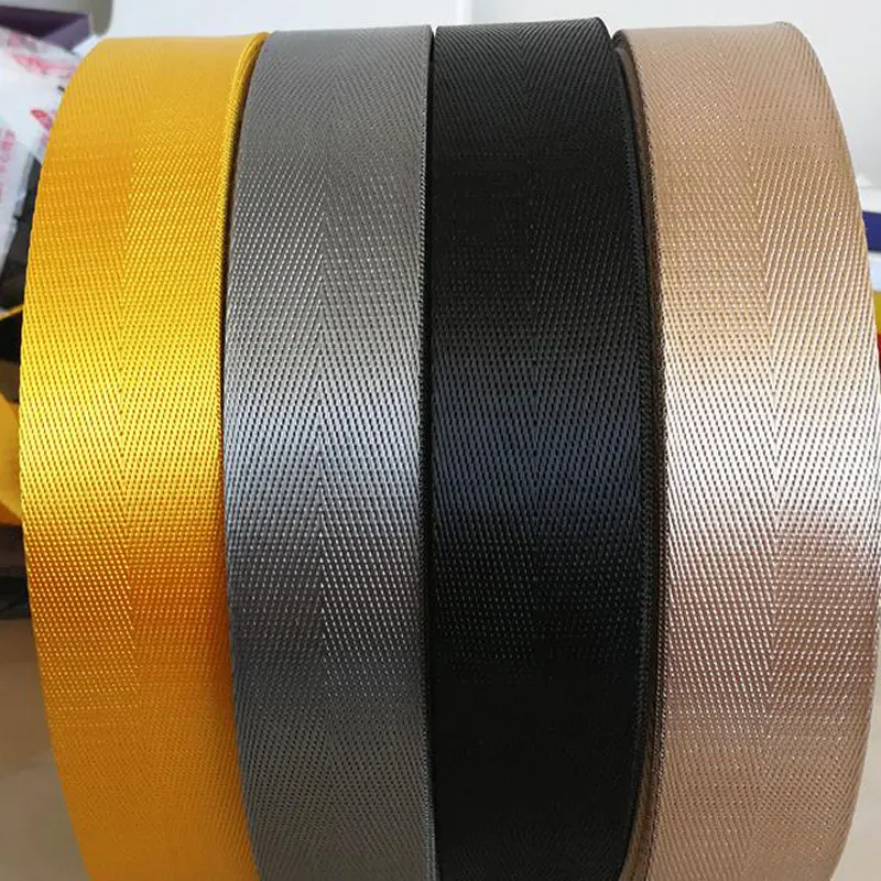 Nylon Webbing 5 Yards 38mm Herringbone Pattern Knapsack Strapping Sewing Bag Belt Accessories