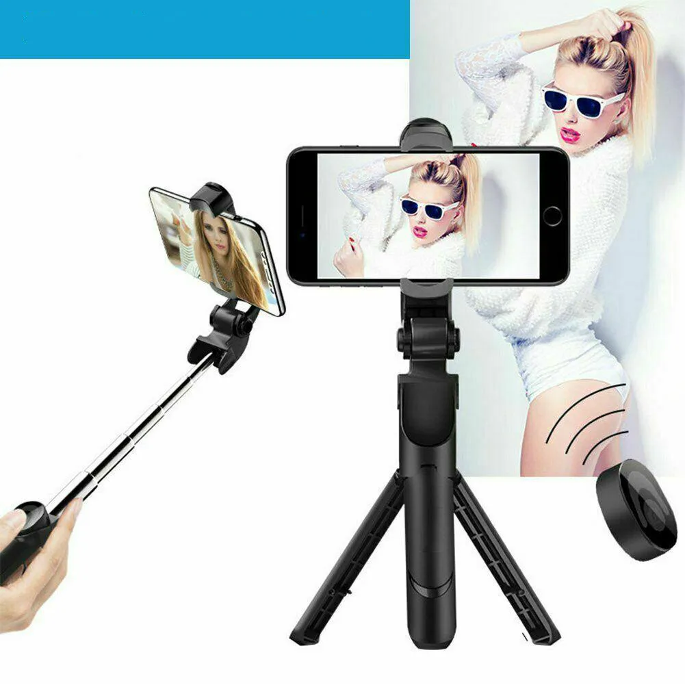 

Wireless Bluetooth upgrade XT10 selfie stick horizontal shot vertical Retractable self-timer artifact live Stainless r20