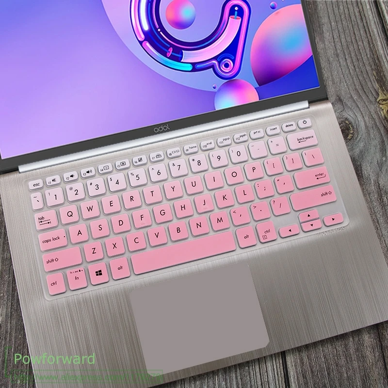 fadepink Для ASUS Vivobook 14 X412UA x412fl X412f x412fj x412DA x412ub X412 X412U силиконовая клавиатура для ноутбука защитная накладка для телефона с диагональю 14 дюймов - Цвет: fadepink