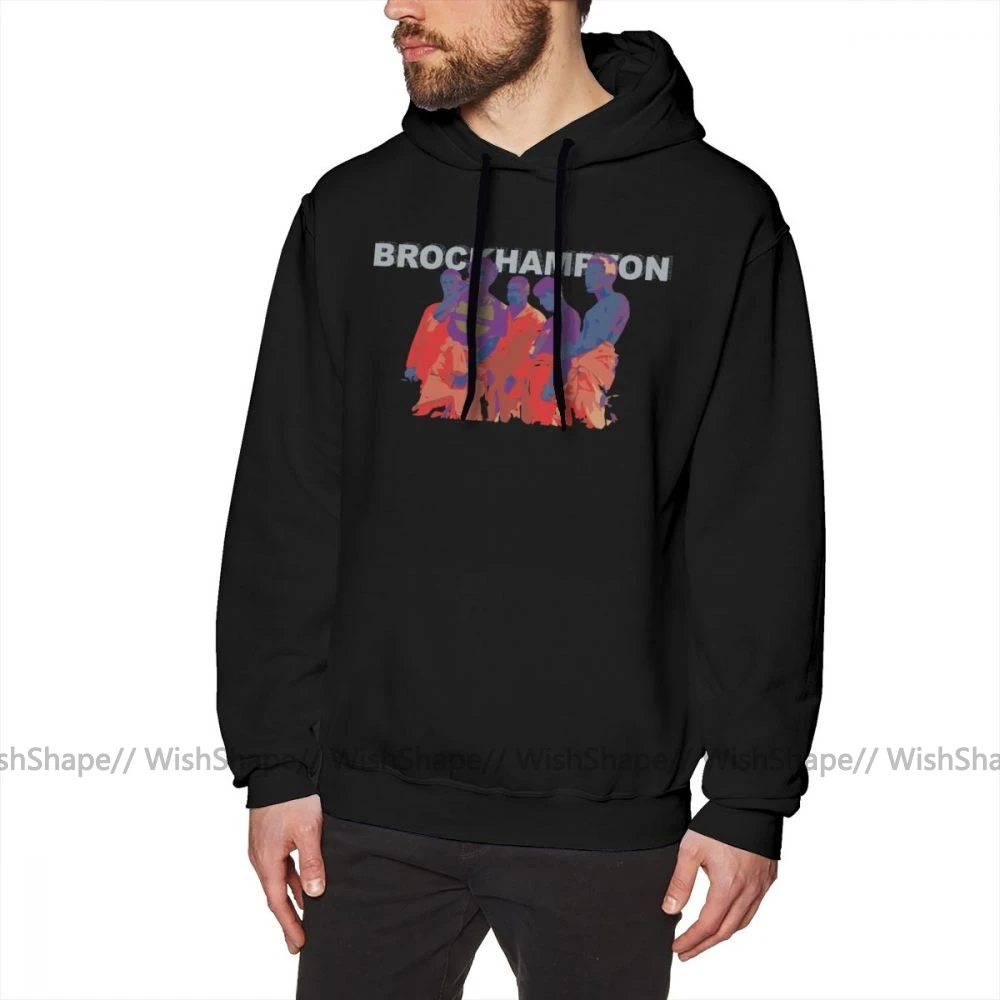 Brockhampton толстовка с капюшоном толстовки мужские длинный пуловер хлопок большой