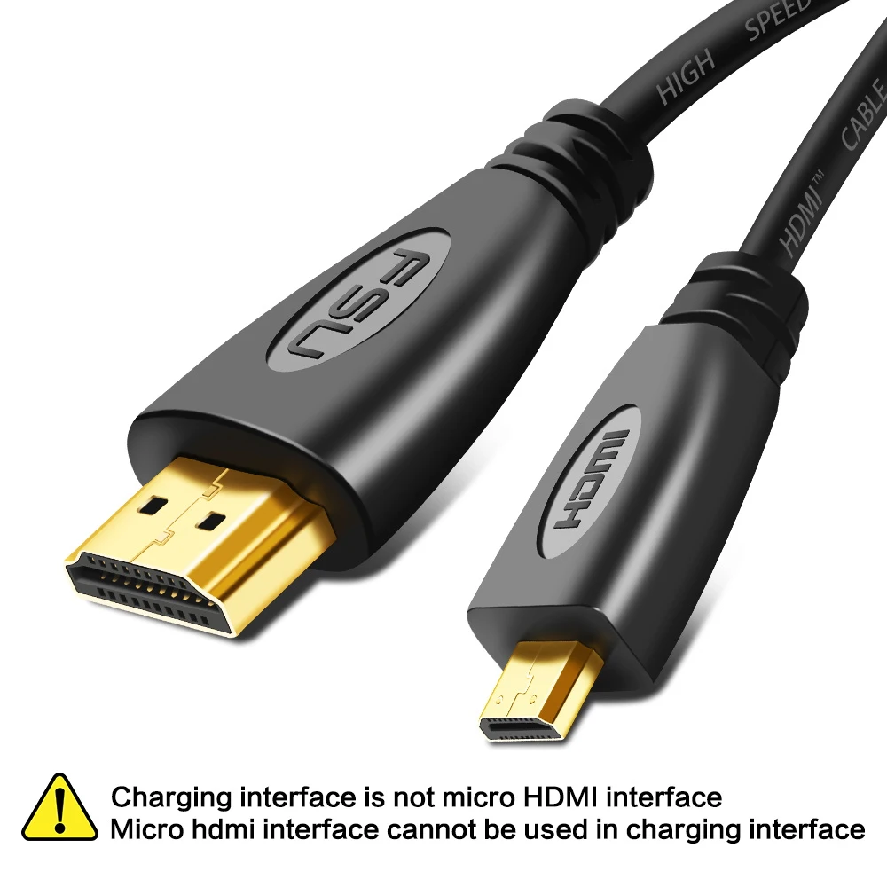 Кабель переходник Micro HDMI на скорость 1080P 3D позолоченный 1 м 3 5 м|Кабели HDMI| |