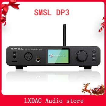 

SMSL DP3 DSD HIFI Digital Turntable Hard Disk Balanced and Unbalanced Headphone Amplifier WIFI Network Music Player
