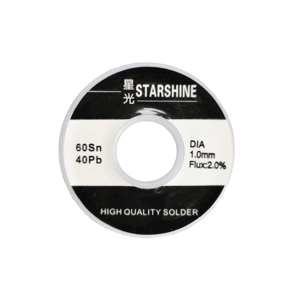 STARSHINE 60/40 припой канифоль ядро оловянный свинец припой проволока пайка сварочный поток 2.0% 50 г/200 г/750 г 0,6 мм/0,8 мм/1,0 мм/1,2 мм