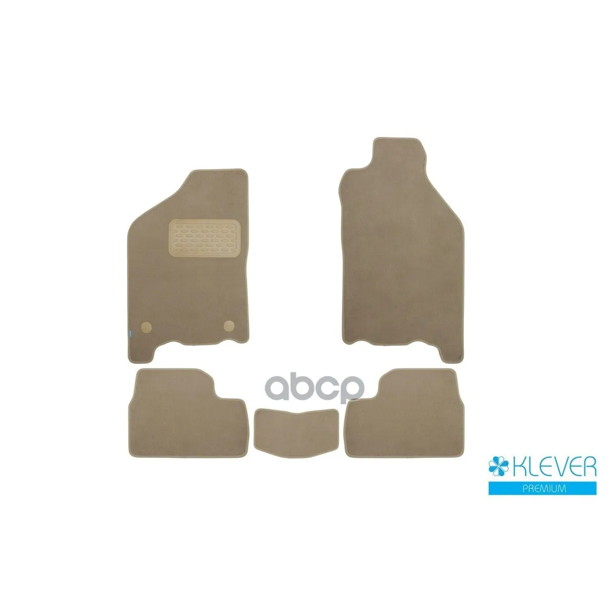 Коврики В Салон Klever Premium Ваз 2113 2004-2013, Хб., 5 Шт.(Текстиль, Бежевые) Klever арт. KLEVER04522622112kh