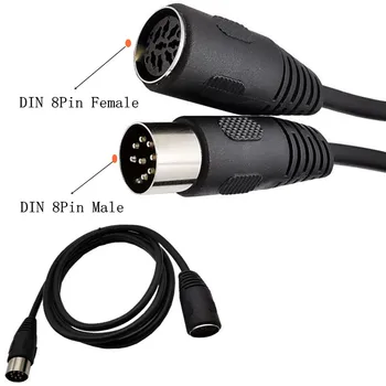 

8 PIN DIN Male to 8 PIN DIN female Extention speaker Audio Cable 0.5m 1.5m