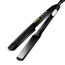 450F Профессиональный плоский железный расческа-выпрямитель для волос Профессиональный электрический выпрямление волос, керамический утюжок, салонный инструмент для стайлинга 110 V-220 v