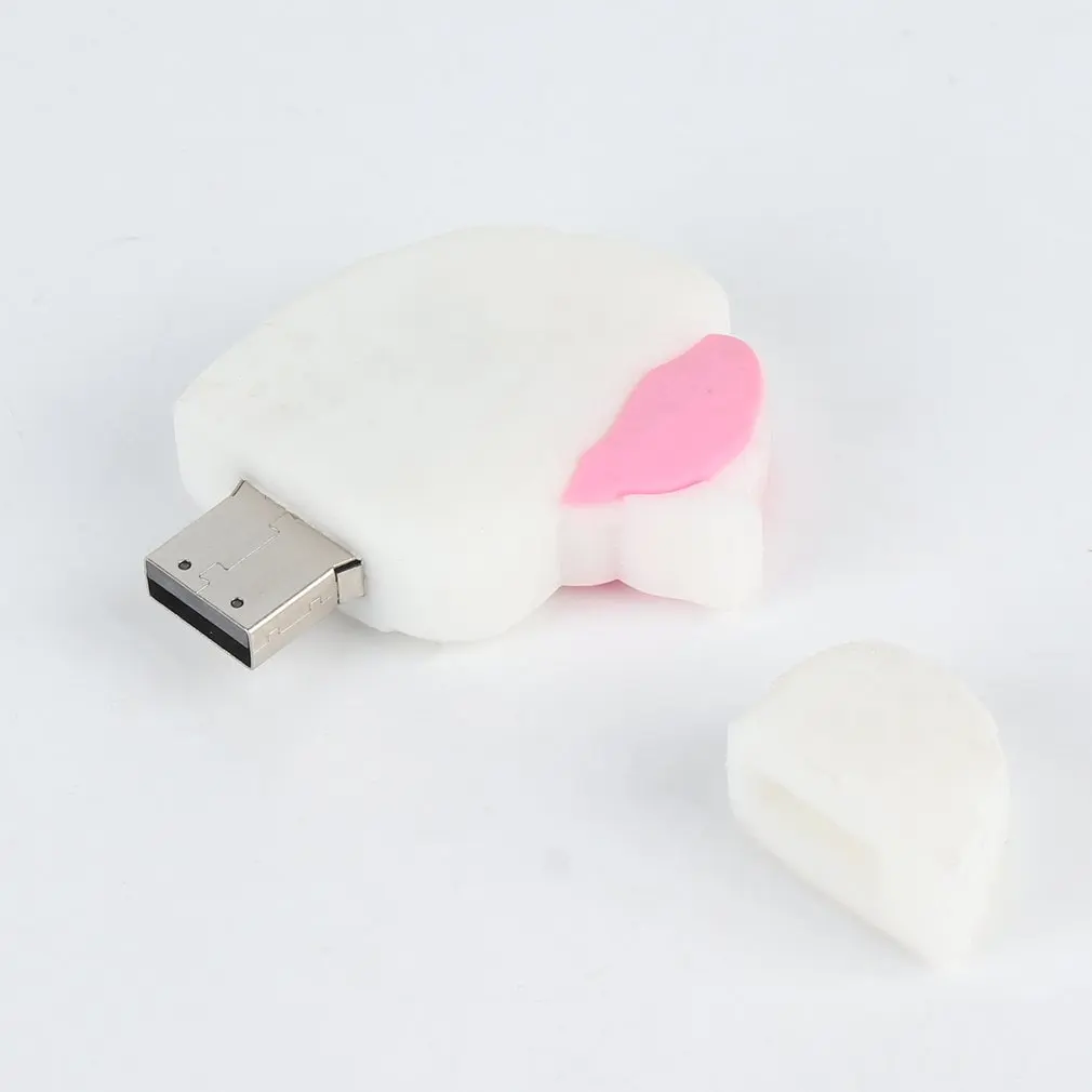 Розовый/белый Brian форма USB флэш-накопители высокоскоростной USB2.0 хранения мини-устройства