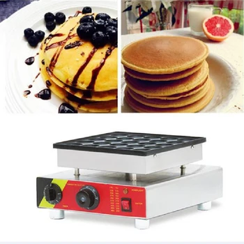 

Free shipping 25 holes waffle maker biscuit mini pancake Dutch Poffertjes baker machine 220v/110v