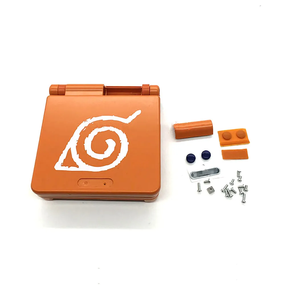 Для GBA SP чехол для корпуса защитный чехол с кнопками для kingd GBA SP Naruto Edition аксессуары для игровой консоли
