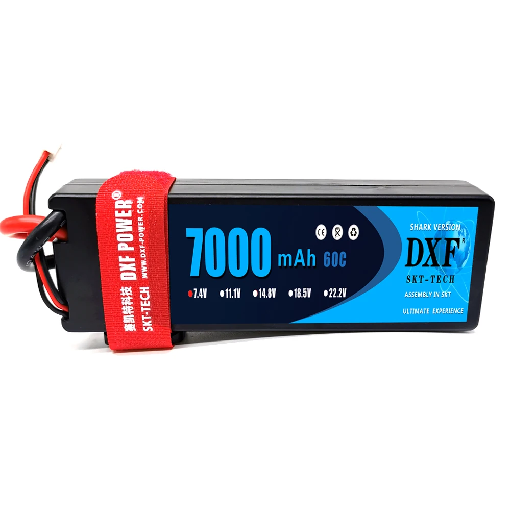 DXF 2S 7.4V 7000mAh 60C Hardcase