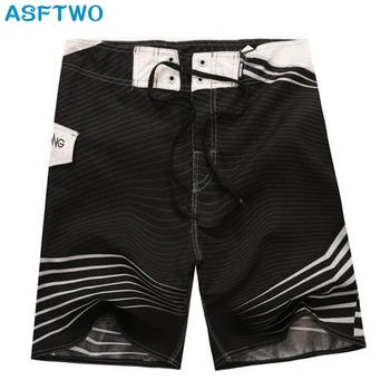 New arrive Mens Shorts Surf Board Shorts Summer Sport Beach Homme Bermuda Short Pants Quick Dry Silver Boardshorts 2018 New 6