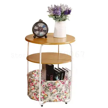 

Contracted The Sofa Side Table A Few Angle Muti_function Bedroom Of Small Tea Table Bedside Table Shelf Household Small Round