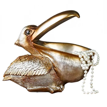 

Toucan Ornament Key Storage Home Decor Cabinet Resin Statue Living Room Office Jewelry Table Crafts Door Bedroom Entrance