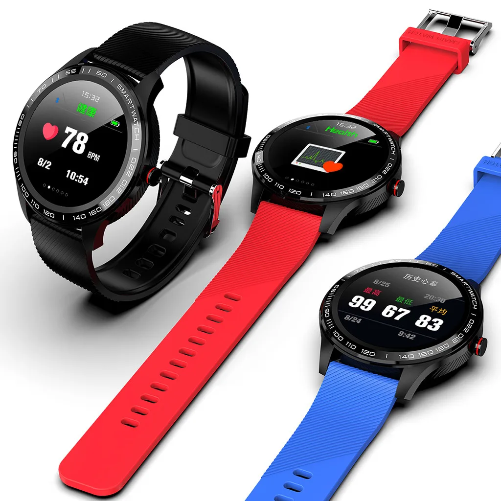 Мужские Смарт-часы EZON, IP68, водонепроницаемые, Reloj Hombre Mode, умные часы с ЭКГ PPG, кровяное давление, пульсометр, спортивные, фитнес-часы