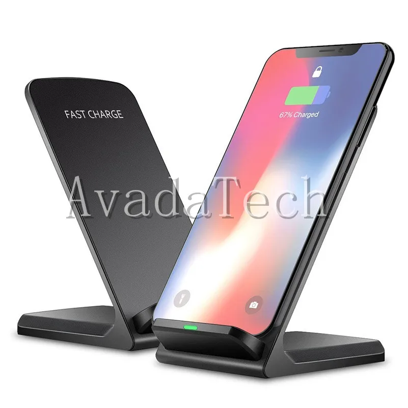 

Avada 10W Qi Wireless Charger For Samsung S10 S9 S8 Note 9 Fast Wireless Charging Dock For iPhone XS MAX XR X 8 Plus USB Charger