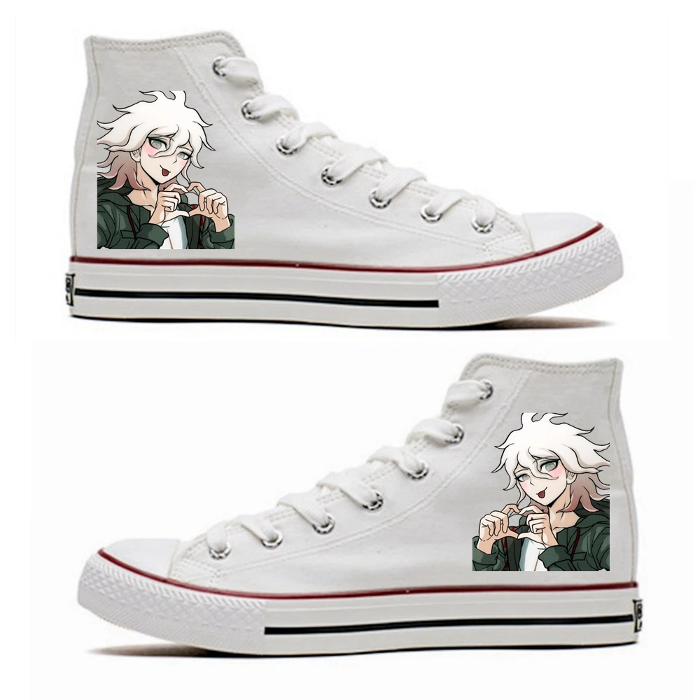 6 Тканевая обувь для костюмированной вечеринки Danganronpa Komaeda Nagito; женская и Мужская Спортивная обувь для подростков; Повседневная Уличная обувь для путешествий - Цвет: 6