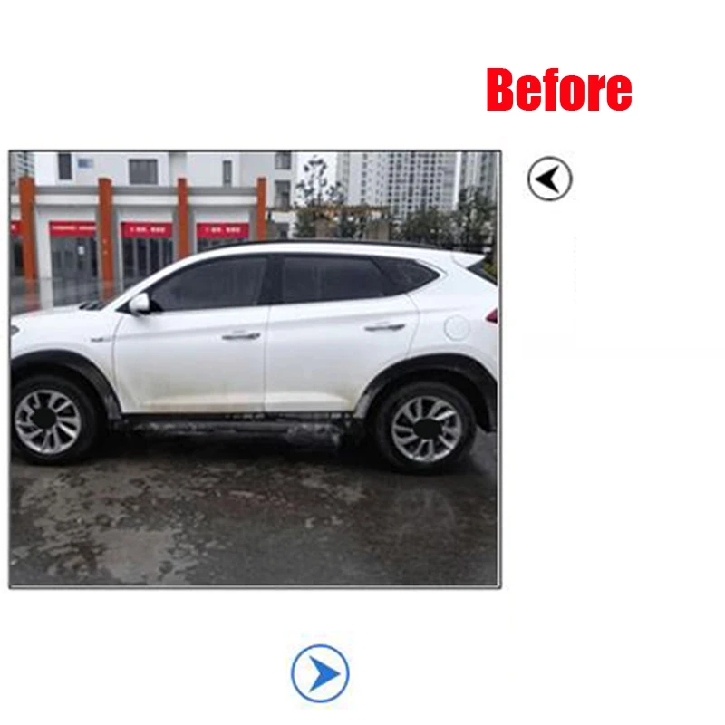 Накладки на пороги заднего стекла из нержавеющей стали для Hyundai Tucson 2015 2016 2017 2018 2