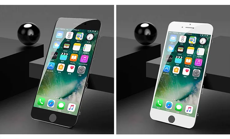 Полный ЖК-экран для iPhone 7 8 Plus, OEM дисплей, полная сборка, дигитайзер, замена с 3D сенсорным экраном, протестирован без битых пикселей